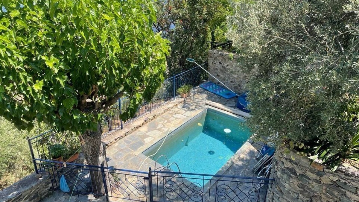 Livadi House | 4 bedroom stone villa with pool and sea views in the Peloponnese, Greece