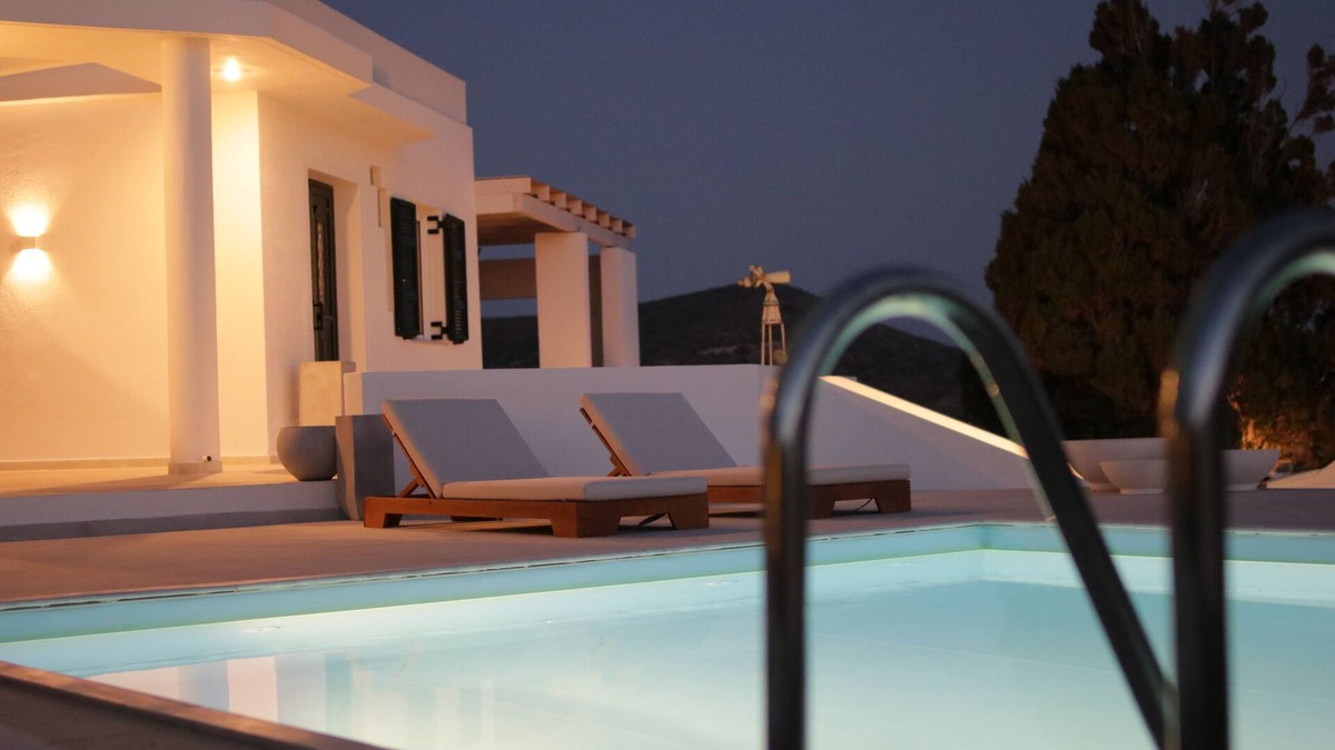 Milos Villa | 4-Bedroom Villa in Milos with a View of the Port located near the town of Adamas
