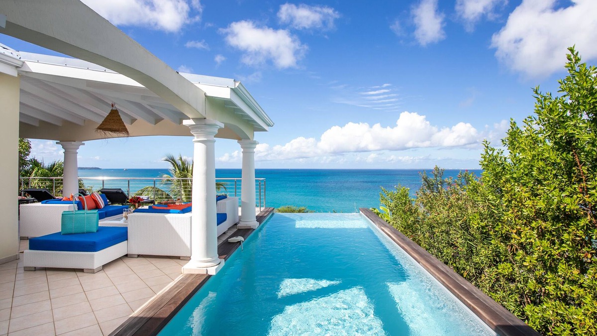 Grand Case Villa | 4 BEDROOM VILLA, MAGNIFICENT SEA VIEW, BEACH ON FOOT