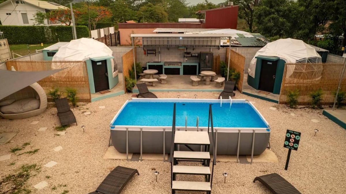 Rio Seco Cabin | 4 Charming Glamping Domes w/AC, WiFi near beautiful Guanacaste beaches w/Pool