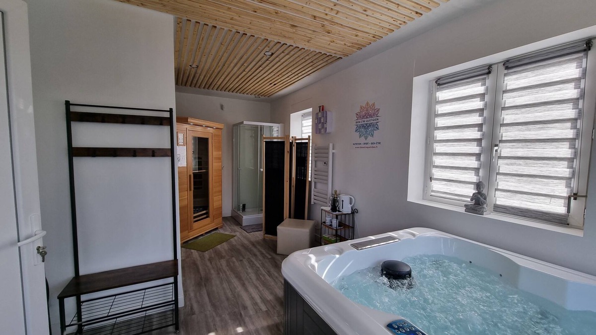 Fontaine-au-Pire Apartment | 4-person nature apartment with spa and indoor sauna