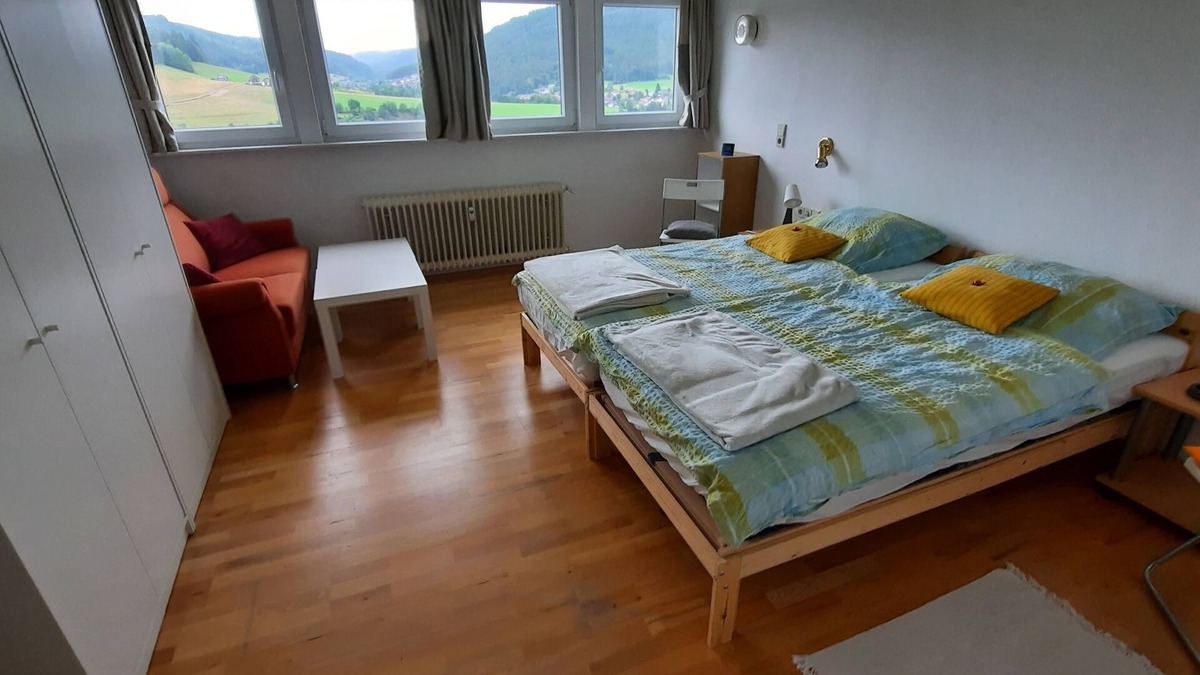 Baiersbronn Apartment | 4-room vacation apartment AIDA, up to 6 pers. + baby, balcony, panoramic view, fully equipped