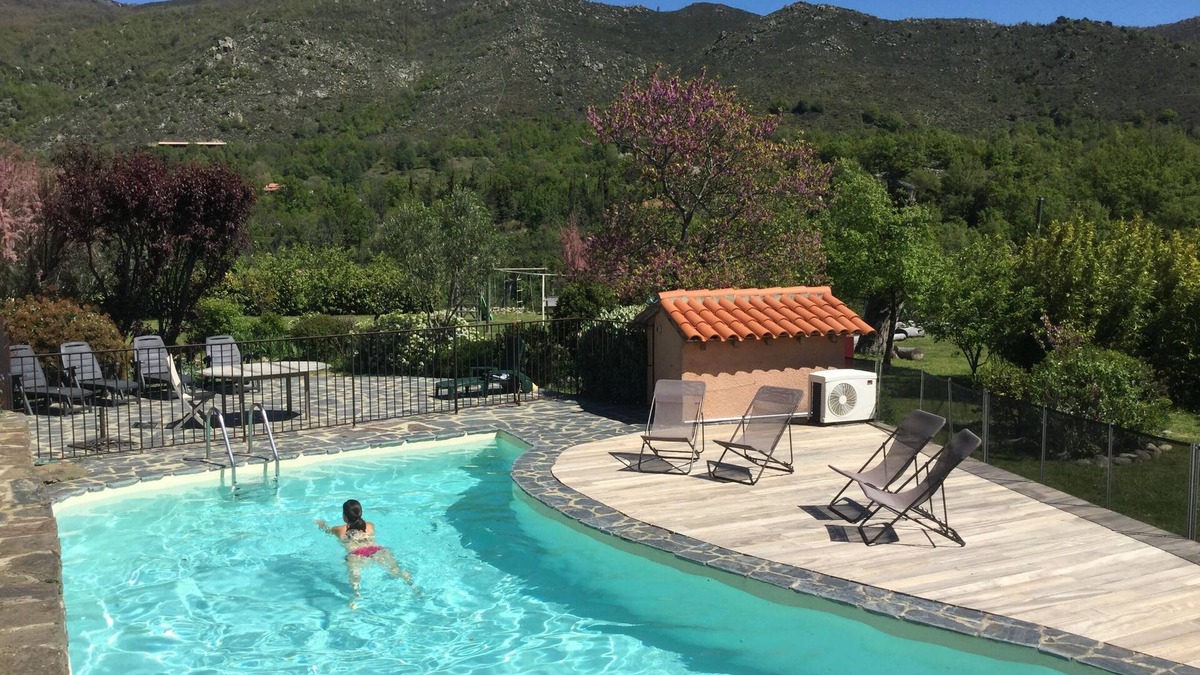 Mosset Villa | 4* villa big private heated pool, deluxe hottub, natural setting, mountain views