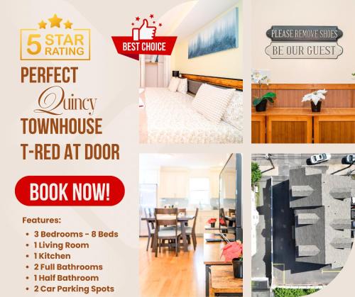 Quincy House | 41 - 3BR Quincy - Lovely Townhouse near Adams