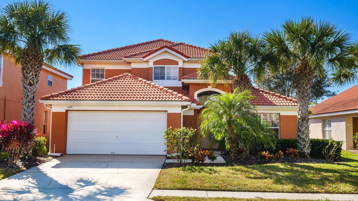 Solana Villa | ⭐5 Bed, 4 Bath Property | SOUTH Facing Pool | Gated Resort | Mins to Disney ⭐
