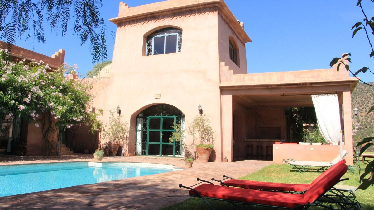 Ouirgane Villa | 5-bedroom villa (16 people) 1 hour from Marrakech