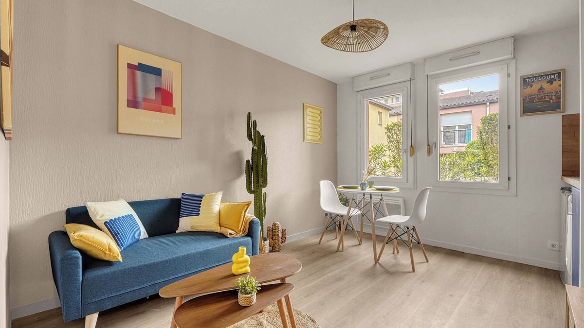 Toulouse East Apartment | 5 minutes from Matabiau station! La dune - Hyper center - Quiet and cozy