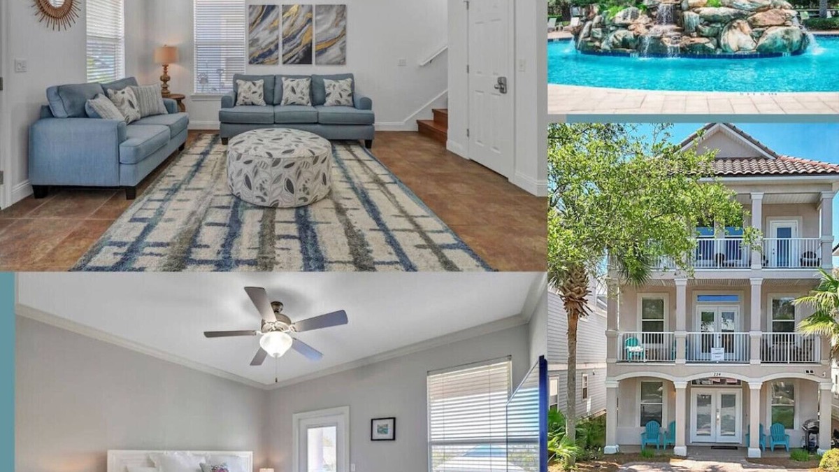 Villages of Crystal Beach House | ☛5 Minutes from the Beach★ Pool/Hot Tub★ Stocked☚