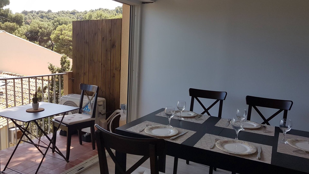 La Franqui Apartment | 5 people Sea view terrace in the heart of the resort