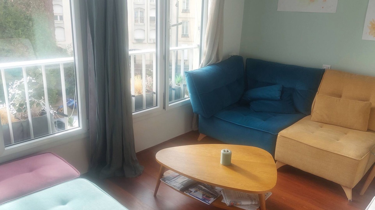 Quartier de Javel Apartment | 50 m² very quiet Beaugrenelle 20' from the Eiffel Tower by the banks of the Seine.