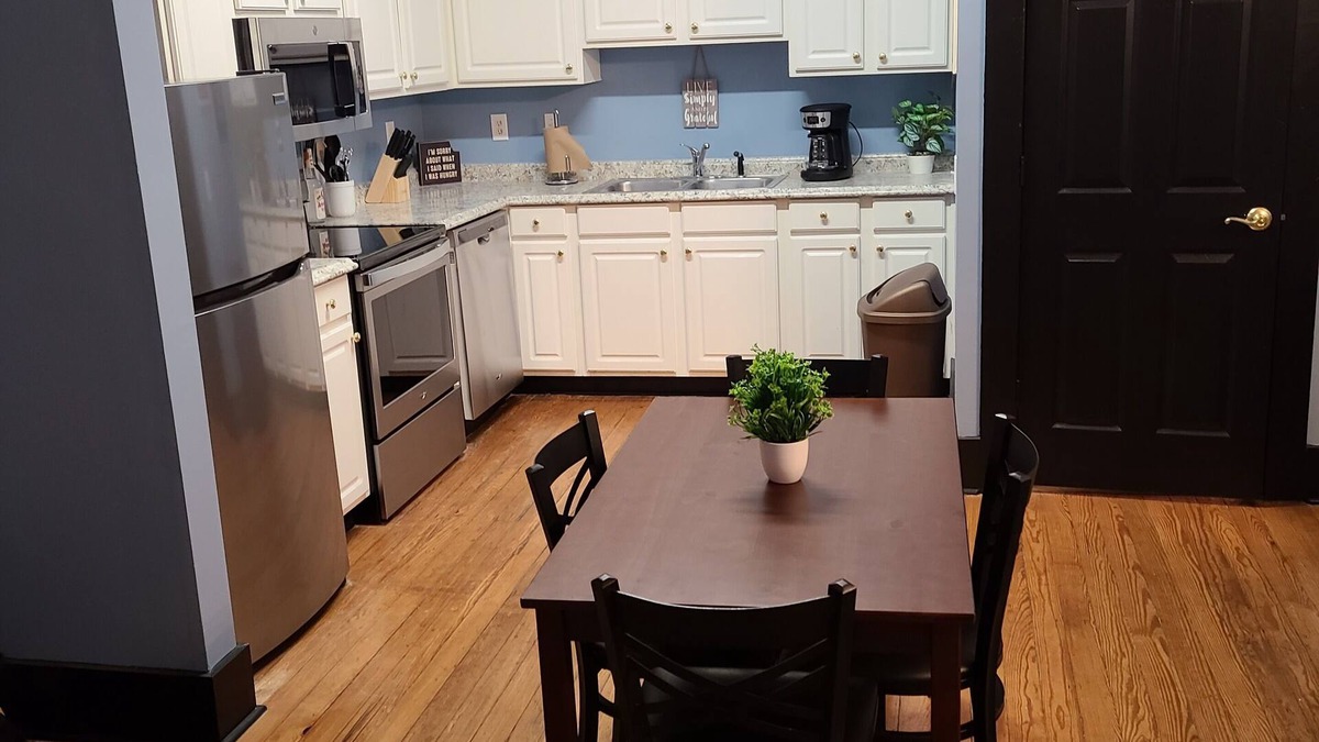 Fuquay-Varina Apartment | 523 C - Historic Downtown Apartment above Brewery BBQ Restaurant - 2 Bedroom