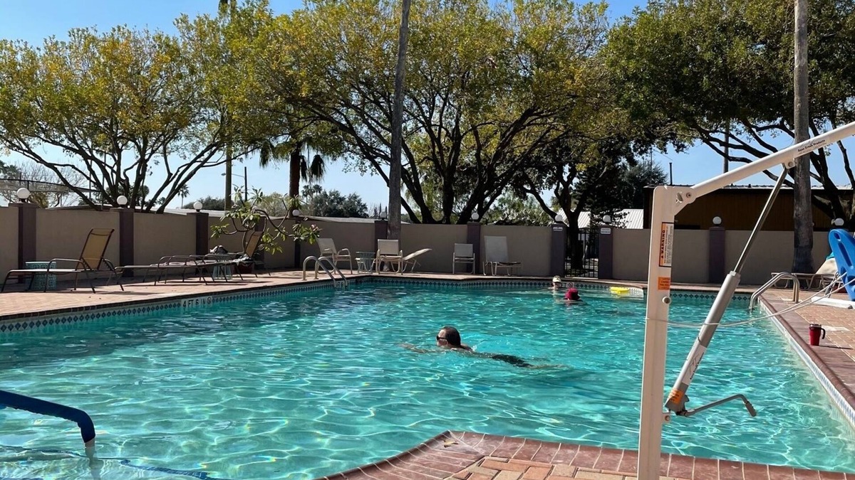 Pharr House | 55&Up? ENJOY a bargain in Rio Grande Valley! Gated, Great Pool & Warm Sunshine!