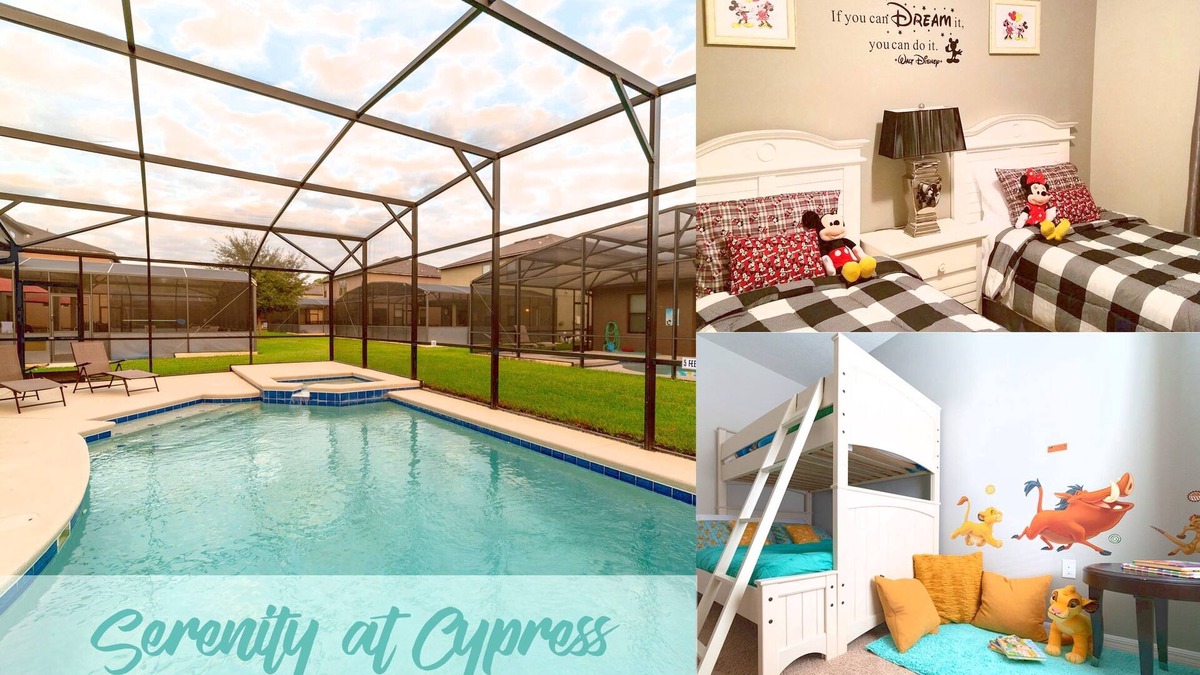 Cypress Pointe Villa | 5BR,4BA villa minutes away from Disney – Sleeps 13