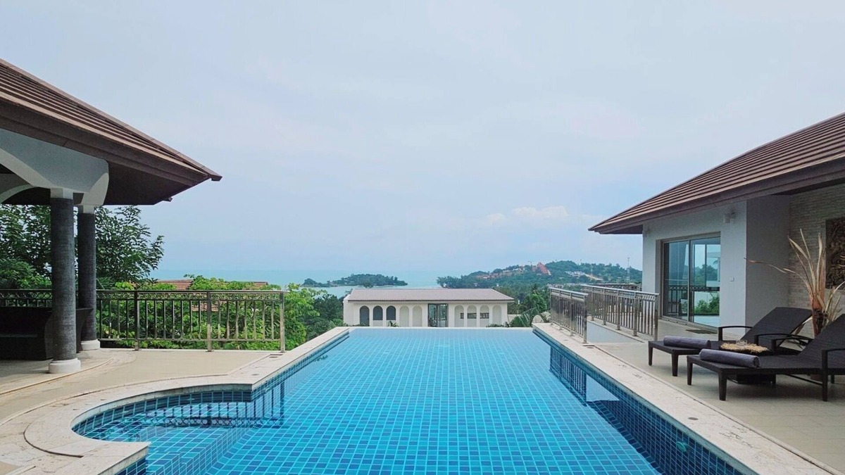 Choeng Mon Villa | 5BR Sea View Private Pool Villa Short Walk to Choeng Mon Beach
