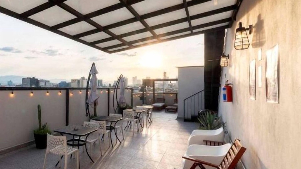 Venustiano Carranza Condo | 602 Private Terrace apt AC Rooftop