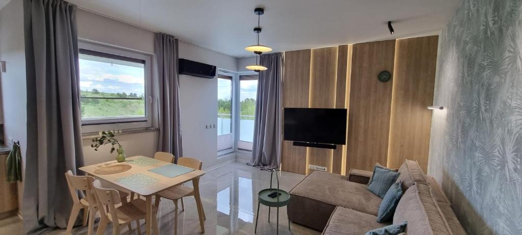 Suwalki Apartment | 62m2 Apartament PREMIUM Łąki i Pola, ELEKTRYCZNE ROLETY, KLIMATYZACJA, GARAŻ, ŁADOWARKA AUT ELEKTRYCZNYCH