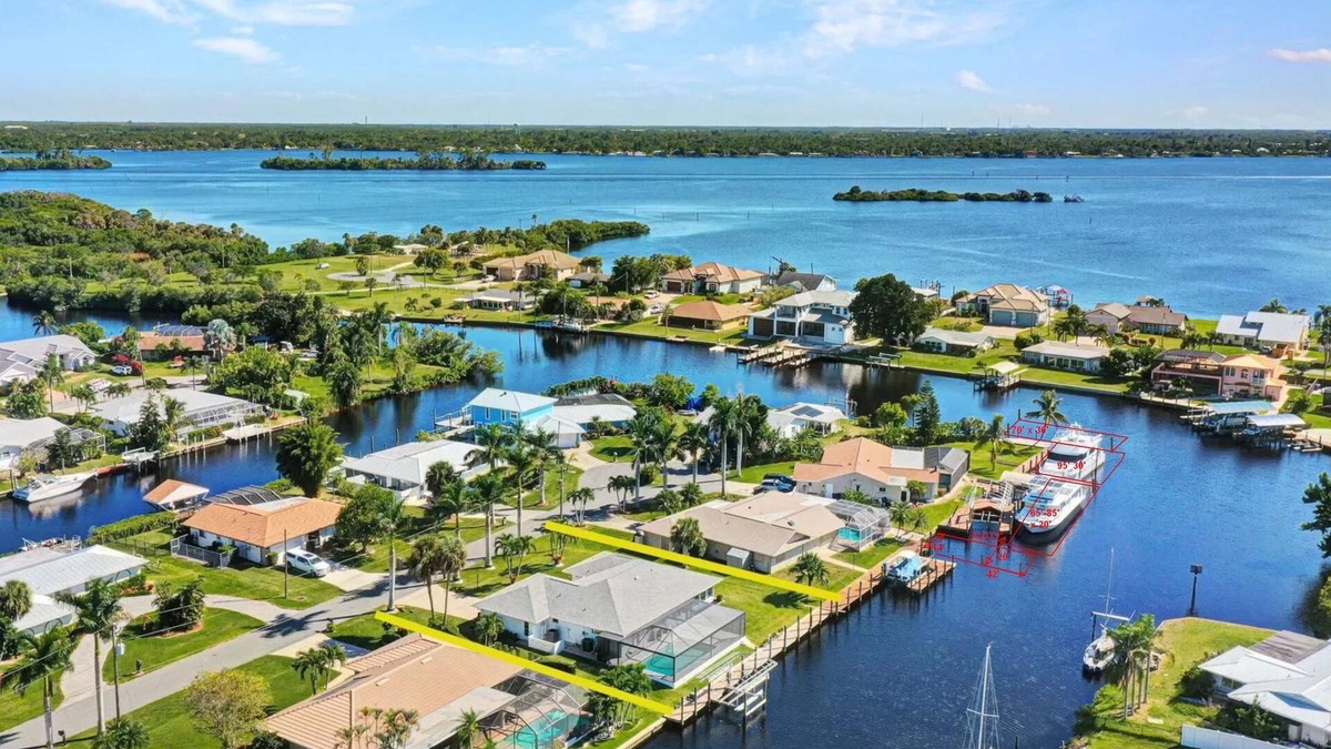 Punta Gorda Boat Rental | 65' Houseboat Motor Yacht on 165' Private Canal support InclusiveInc.org