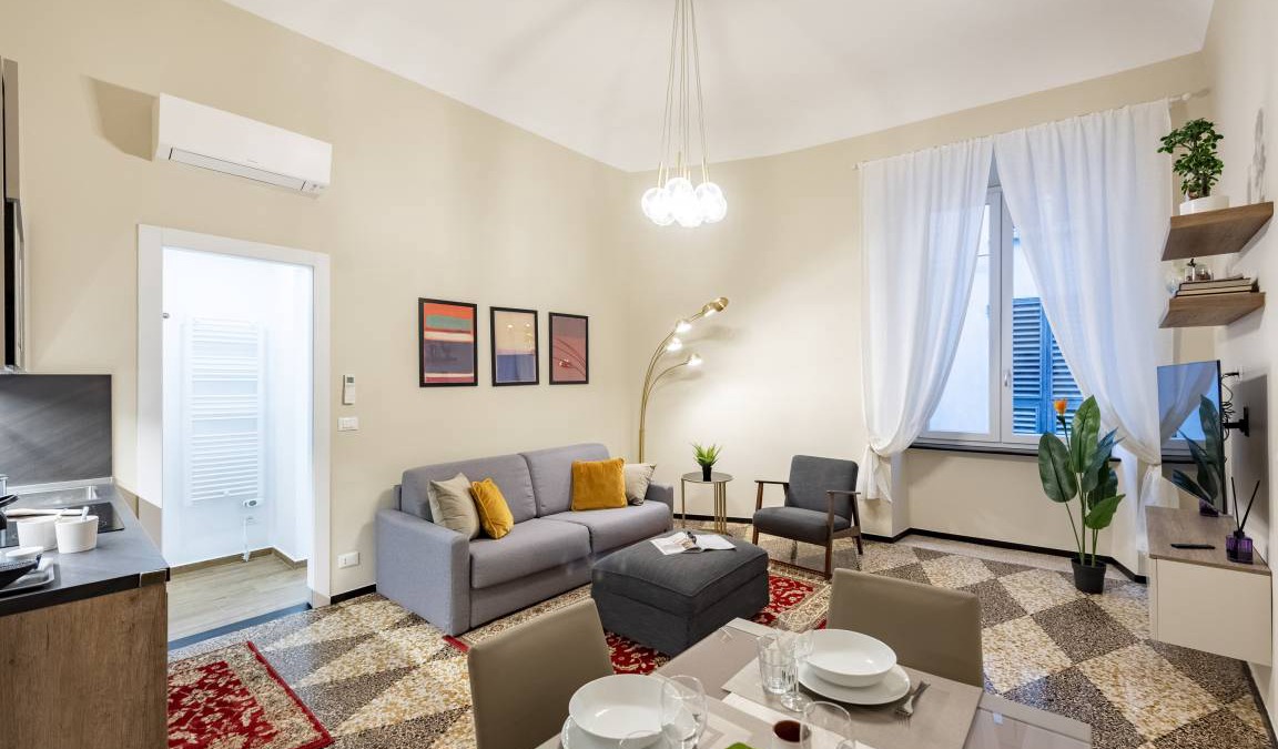 Genoa Historical Centre Apartment | 65 m² Apartment ∙ 1 bedroom ∙ 4 guests