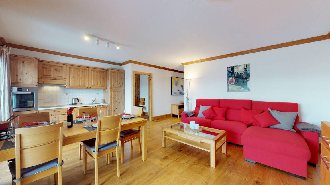 Veysonnaz Apartment | 65 m² Apartment ∙ 1 bedroom ∙ 6 guests