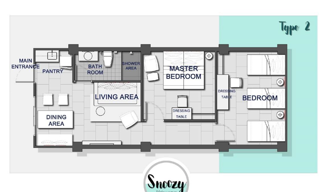 Old Phuket Town Apartment | 65 m² Apartment ∙ 2 bedrooms ∙ 6 guests
