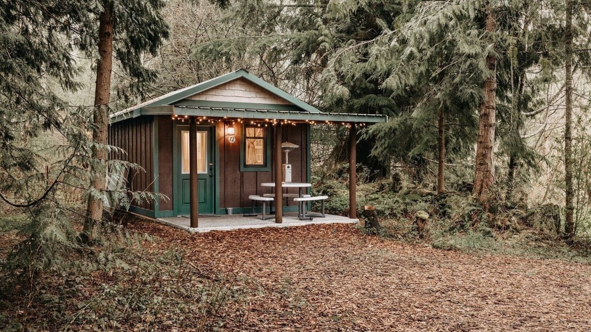Maple Falls Cabin | 72MF - Rustic - Pets Ok - Sleeps 2 by RedAwning