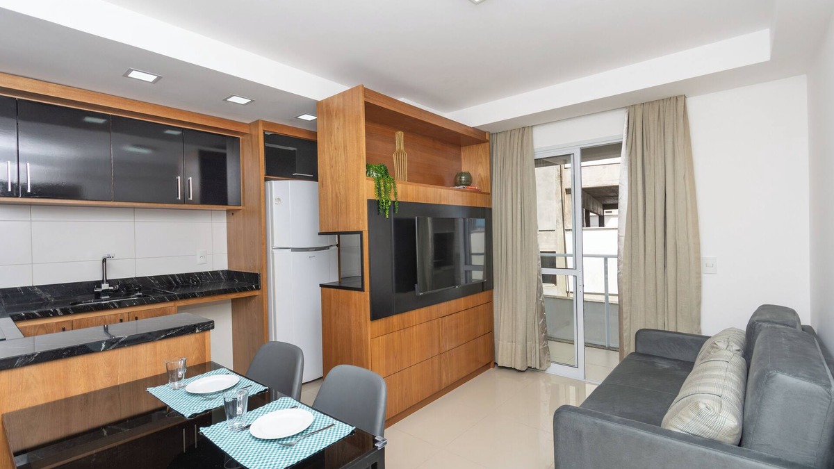 Trindade Apartment | 750m da UFSC, Sacada c/ Churrasq & Academia FU3431