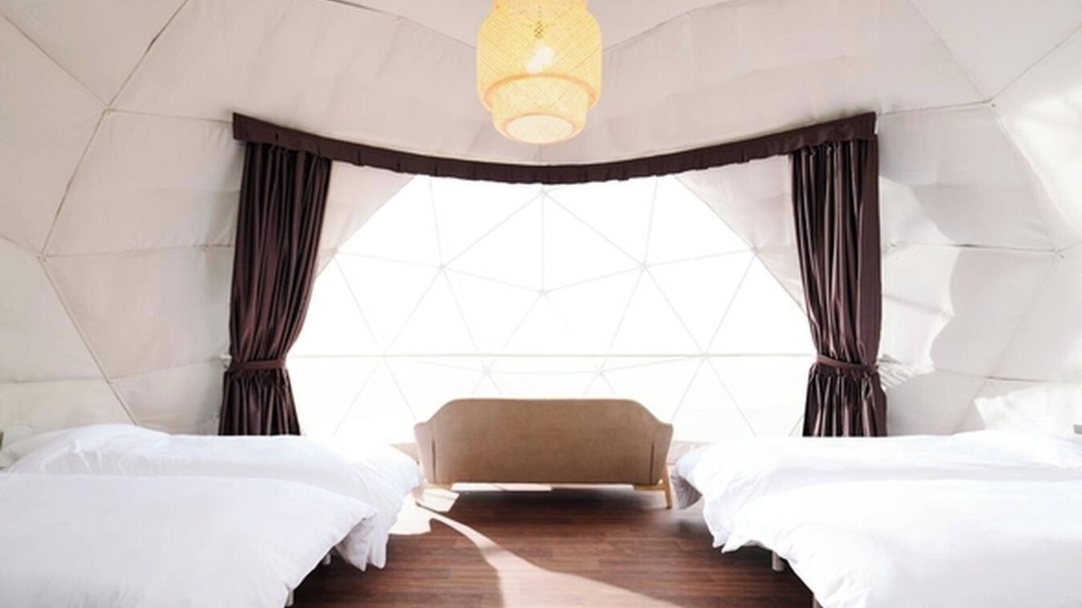 Katakai RV Rental | 7m Dome Tent B Accommodation only plan3 person/Sanbu District Chiba