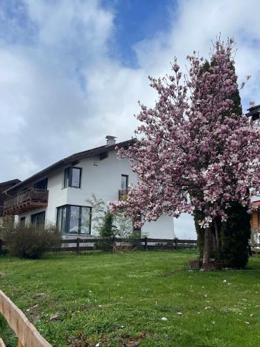 Irschenberg Apartment | 80qm Appartement, 3 Schlaf-Zimmer, integrierter Küche und Bad, 2min von A8, Garten mit Sitzgruppe, ruhig und modern