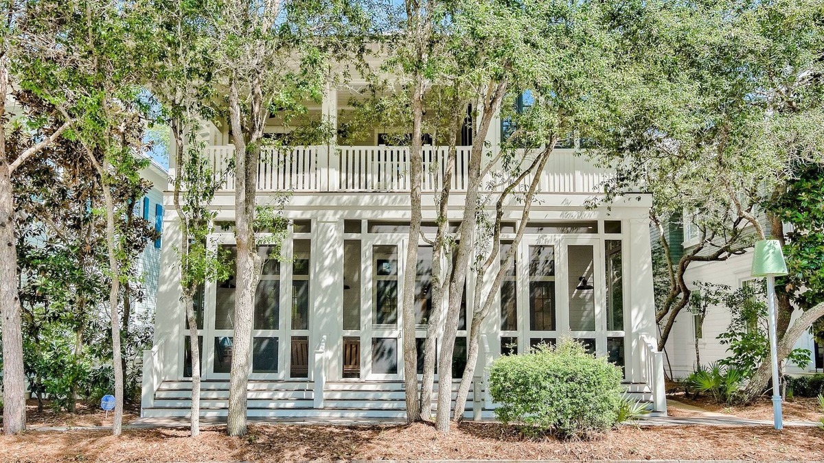 Gulf District House | 82Watercolor Blvd 5800sq.ft. 7bed/7.5B Location! 200 yards to Beach Club!
