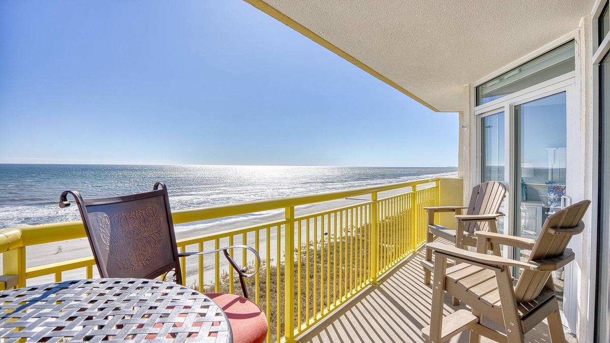 Atlantic Beach Condo | 9-1 to 9-6 Opened Up BayWatch Resort,Direct PANORAMIC Ocean Front Updated Condo