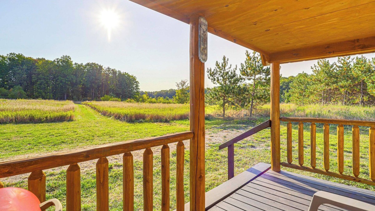 Central Lake Cabin | 9 Mi to Lake Michigan: Secluded Cabin Getaway