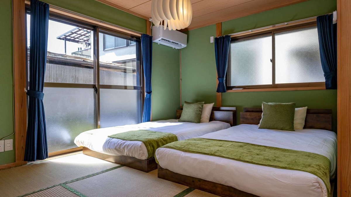 Kannawa Onsen Apartment | 9 people capacity/7 beds/3 bedrooms/hi-speed Wi-Fi