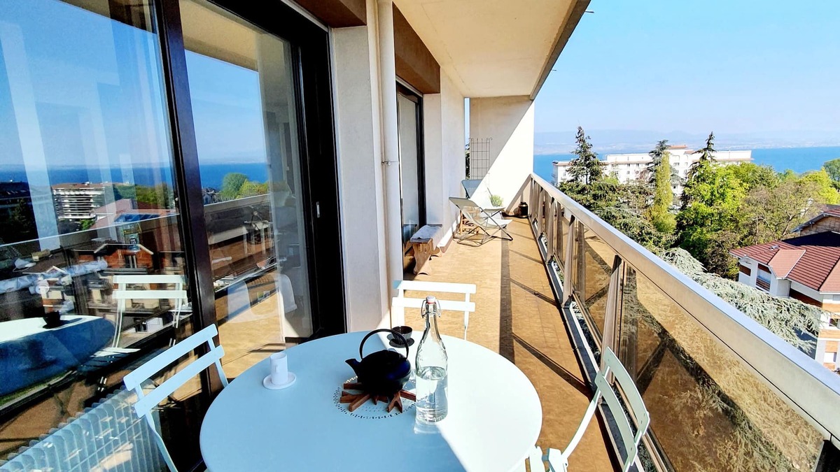 Thonon-les-Bains Apartment | 95m2 apartment facing the spa - 6th floor