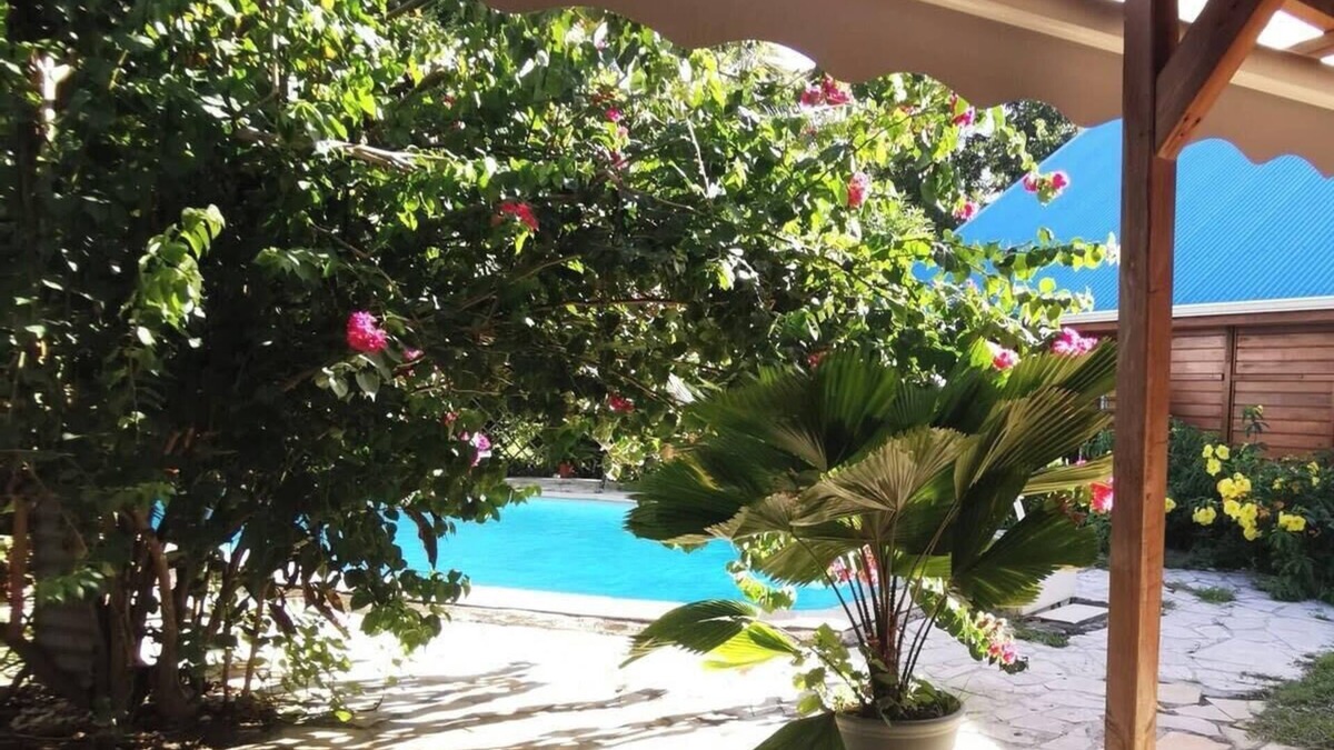 Saint-Charles Apartment | 971F1 - Gîte Sud-Ô-Naturel, "Kaymit" garden view