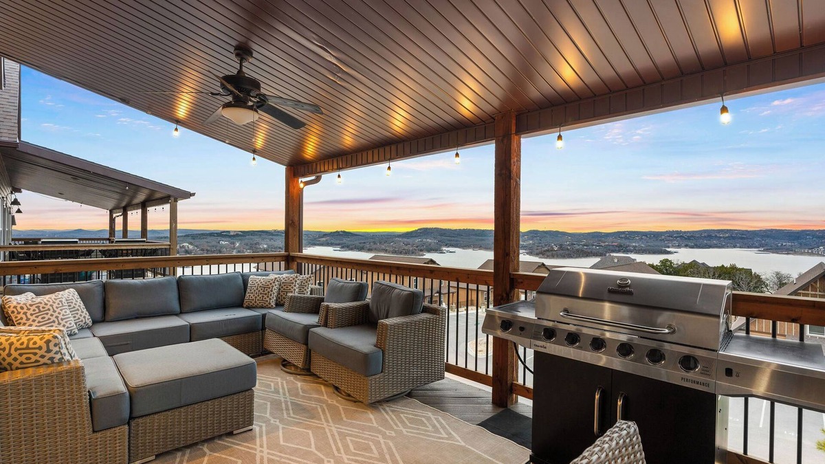 Kimberling City House | 9BR Family Getaway | Game Room, Theater & Big Decks