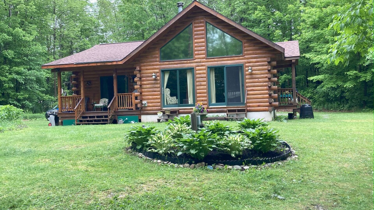 Pittsfield Cabin | A Beautiful Log Cabin In The Woods, On Pontoosuc Lake, Yet Near Everything