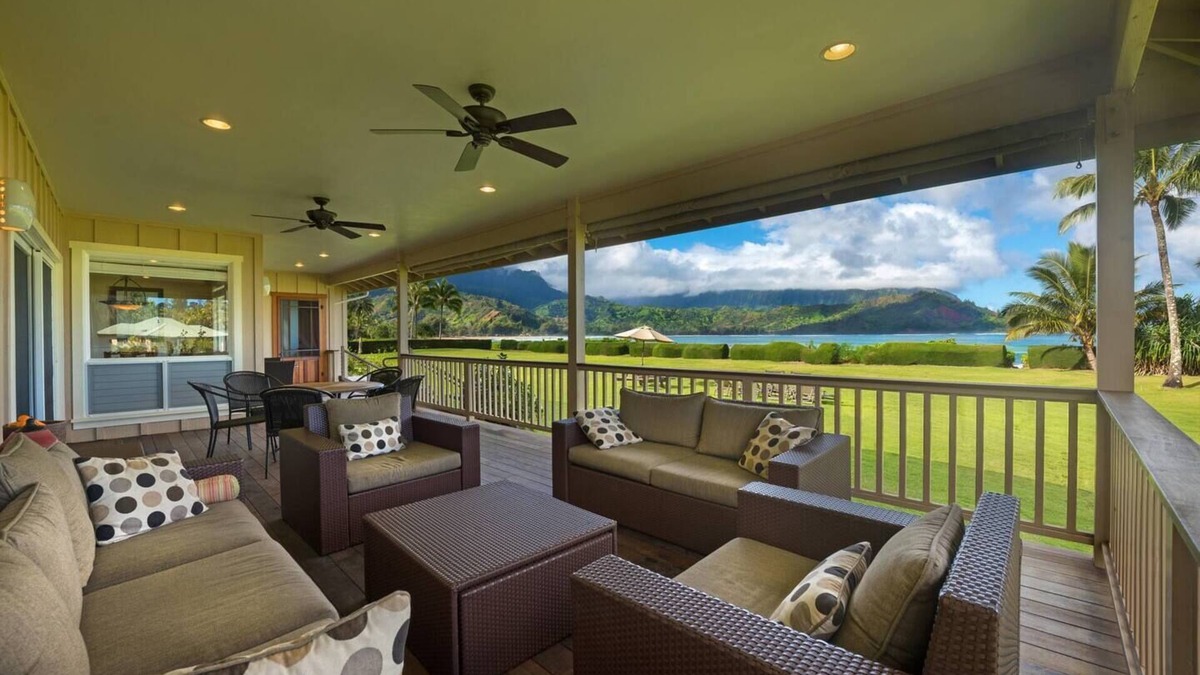 Hanalei House | A charming beachfront oasis on the famous Hanalei Bay