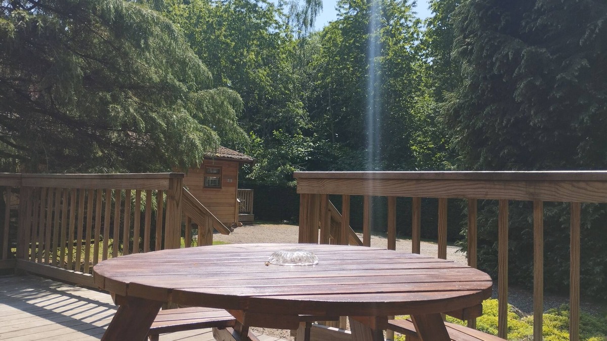 Lofthouse Cabin | A charming & traditional Scandinavian log cabin within a tranquil setting.