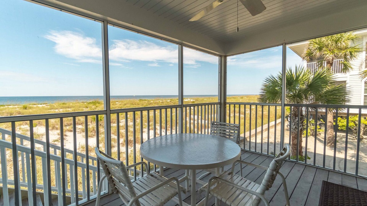Palm Island Villa | A Fabulous view and only steps from the Pool and the sandy beach. B1311A