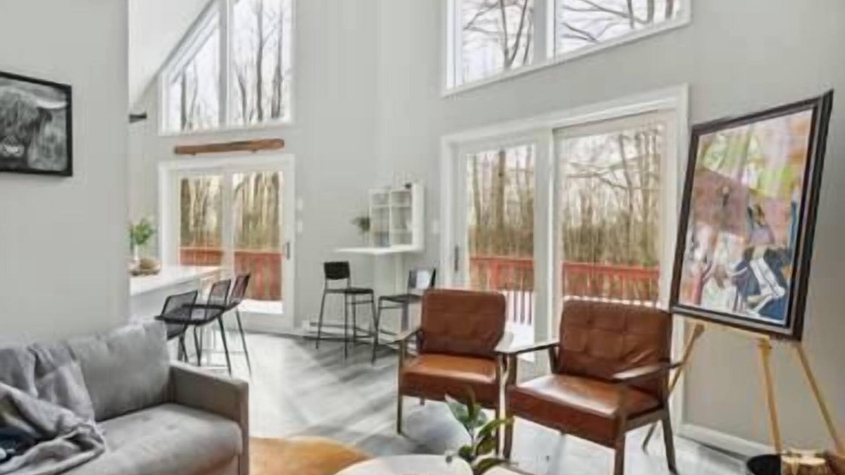 Mount Pocahontas Ski Chalet | A-frame cabin in the Poconos