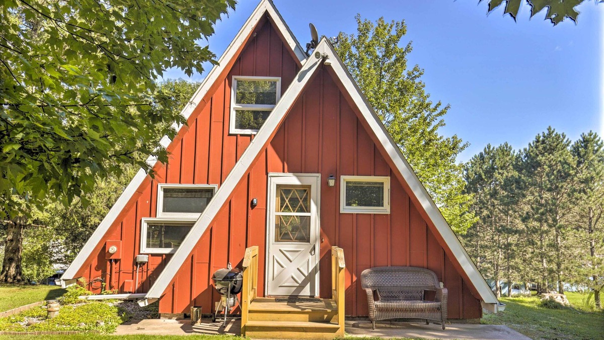 Butternut Cabin | A-Frame Cabin w/Private Boat Dock!
