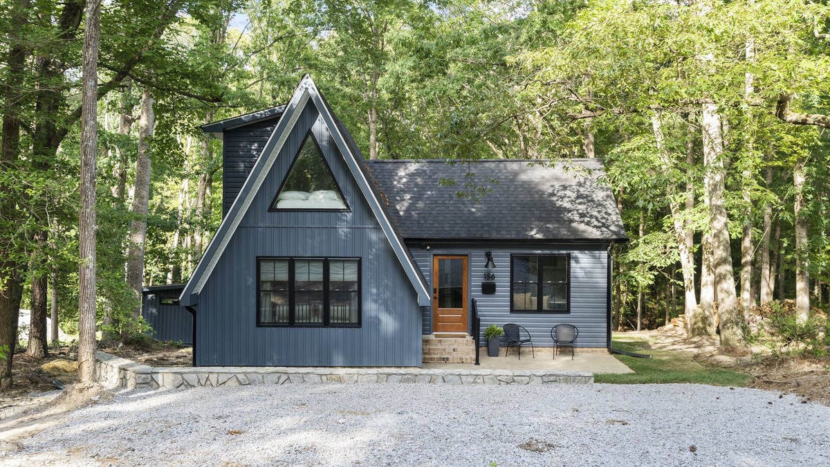 Manson Cabin | A-FRAME Lake Cabin. Brand NEW HOME. Mid Century Modern