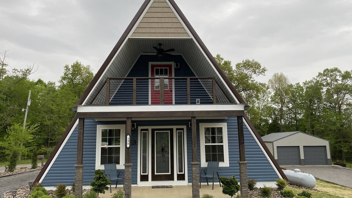 Falls of Rough House | A-Frame of Mind is a perfect cozy getaway in a lakeside community!