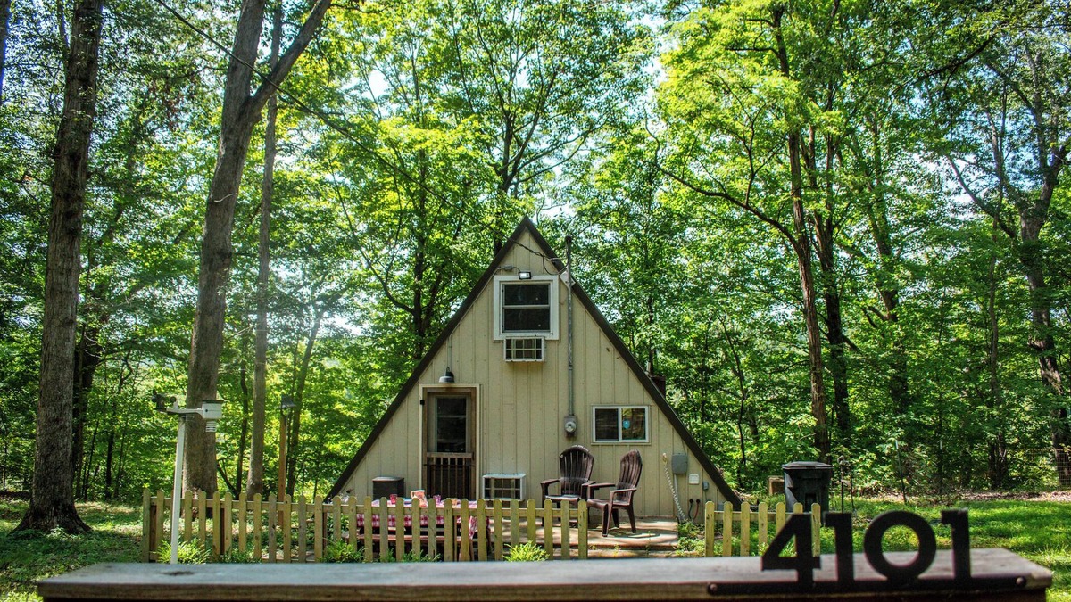 Bainbridge Cabin | A-Frame; Peace; Seclusion; Woods; Wildlife; TreeTop Lounging/Sleeping; Campfires