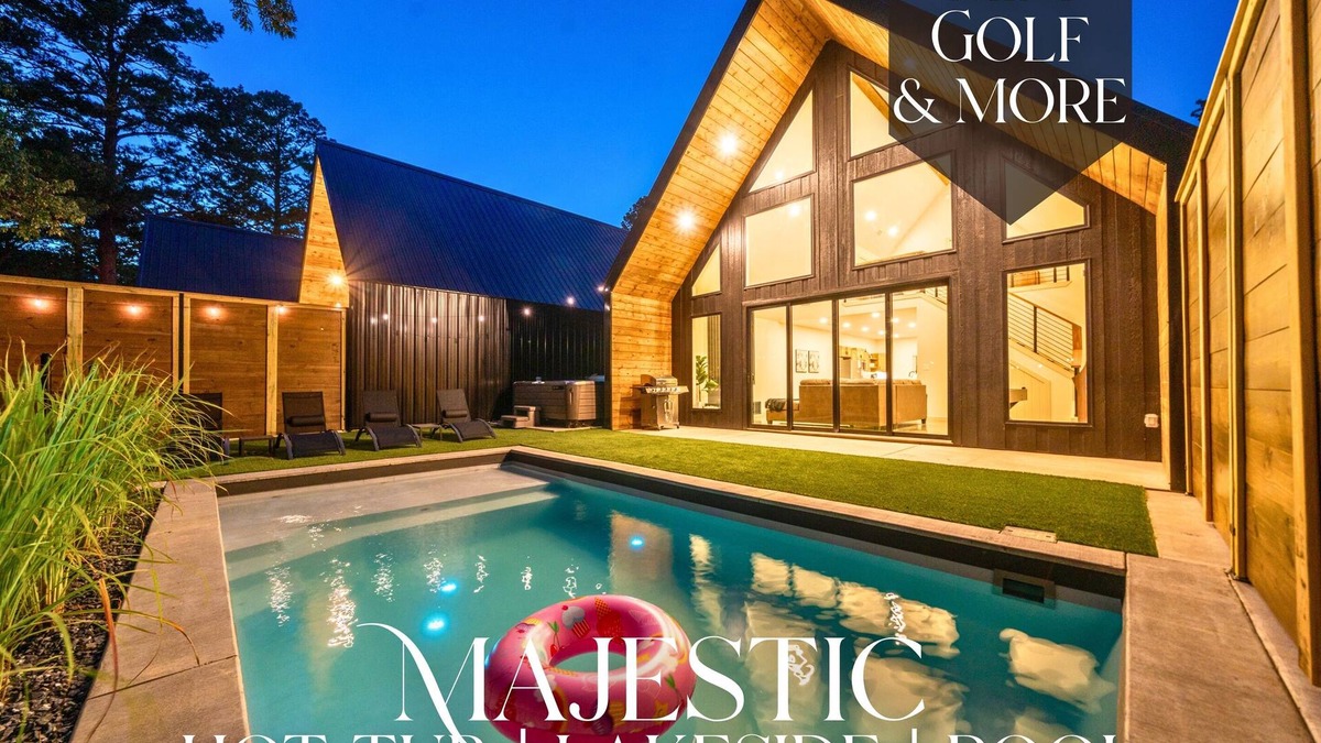 Mid America House | A-Frame Retreat with Pool, Hot Tub, Lake Access