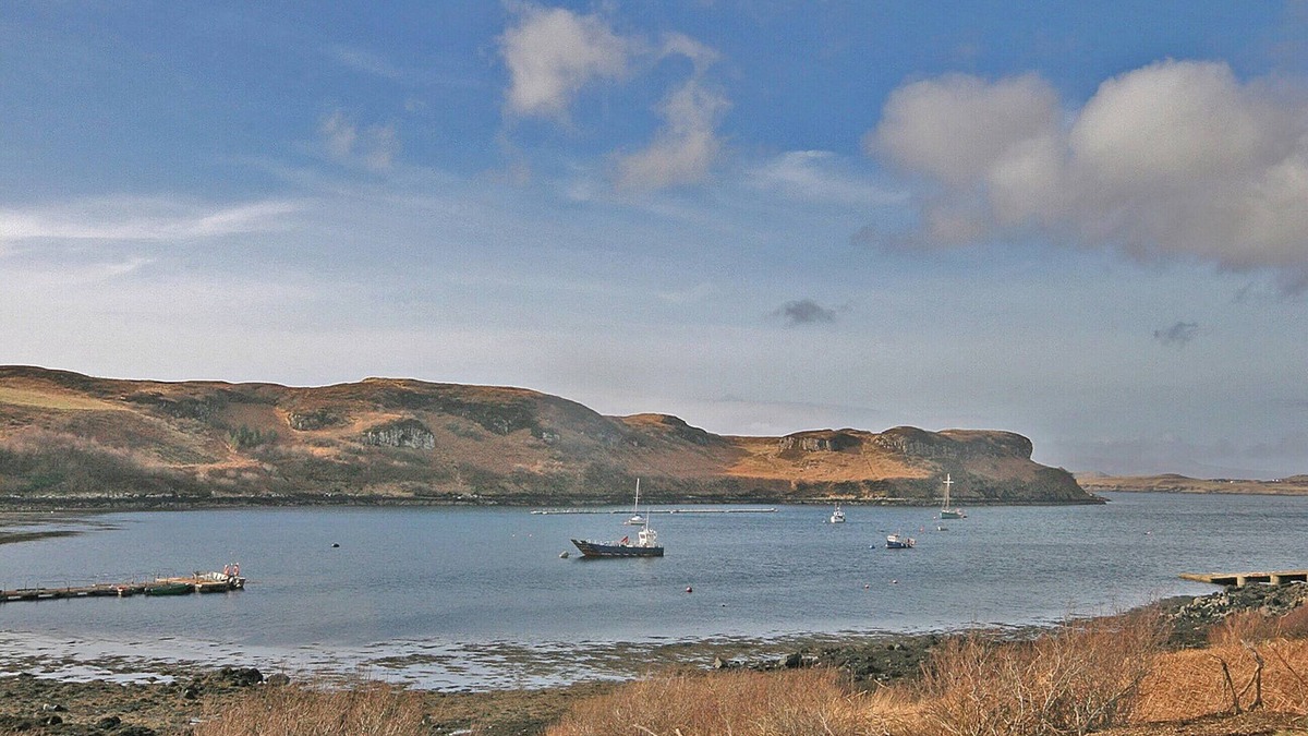 Portnalong Cottage | A quintessential pied a terre with the most magical sea views imaginable.