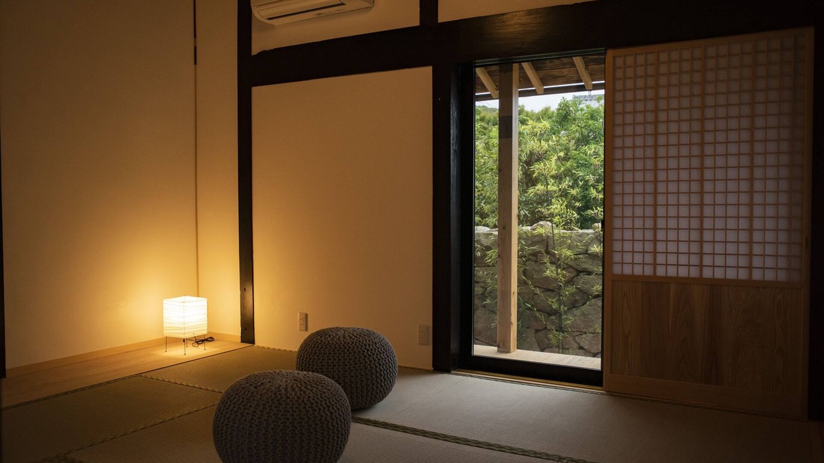Goto House | A single old private house for rent, limited to one couple per day, towering along a cove on Fukue Island in the Goto Archipelago.