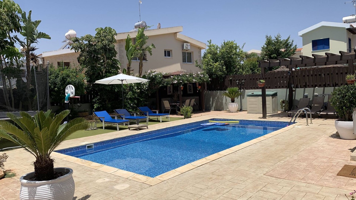 Ayia Thekla Villa | A Stunning beach villa with beautiful gardens, private beach and private pool!