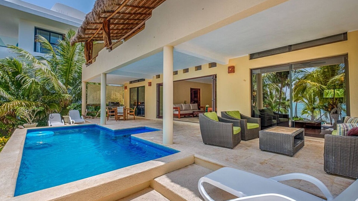 Tulsayab Villa | A truly amazing beachfront setting, 10 mins from Tulum!