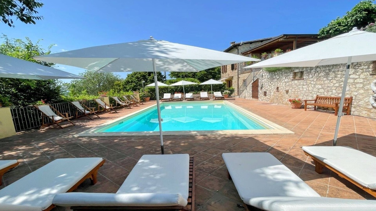 Spoleto Villa | A two floor detached house with a patio/terrace & a large garden